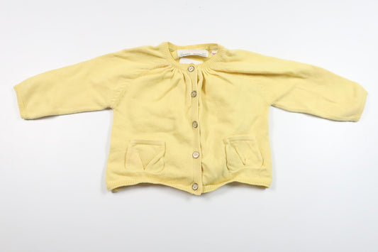 Strikket cardigan fra Zara - Størrelse 68 - Gul