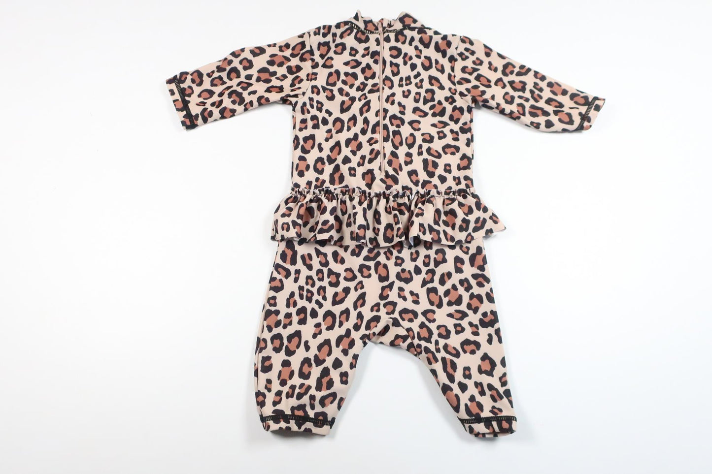 UV-dragt - Leopardprint fra Kappahl - Størrelse 74/80 - Beige