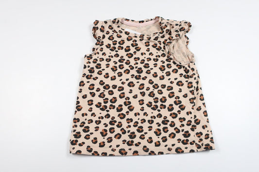 T-shirt fra H&M - Størrelse 74 - Beige