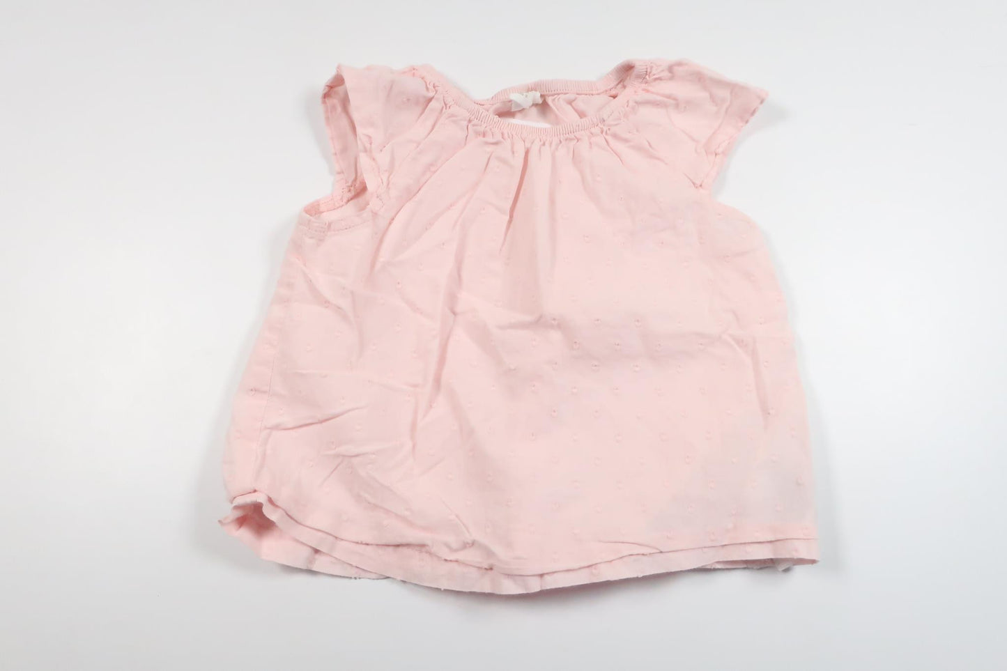 Prikket tunika fra H&M - Størrelse 74 - Lyserød