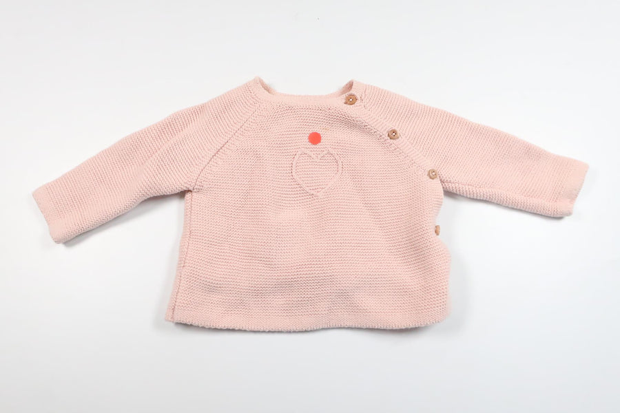 Strikket sweater fra Zara - Størrelse 68 - Lyserød