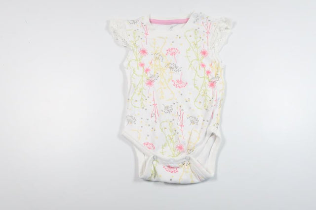 Bodysuit fra Pytteliten - Størrelse 56 - Hvid