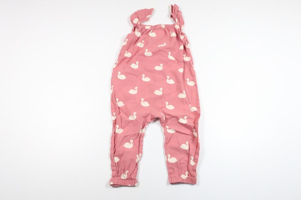 Jumpsuit med svaner fra H&M - Størrelse 86 - Lyserød