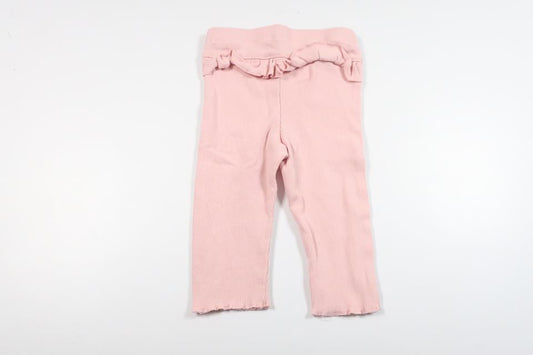 Ribbede bukser fra H&M - Størrelse 68 - Pink