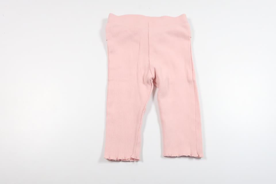 Ribbede bukser fra H&M - Størrelse 68 - Pink