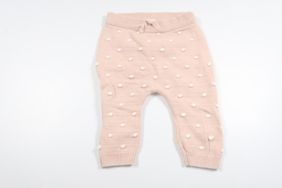 Strikbukser fra H&M - Størrelse 68 - Lyserød