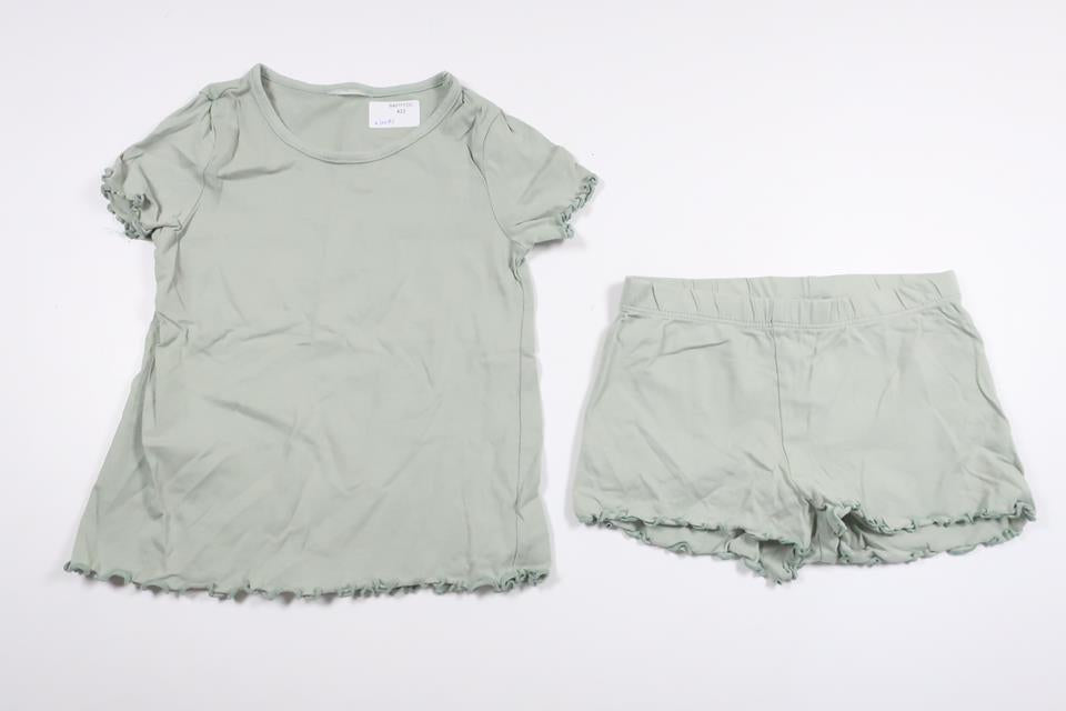 Todelt pyjamas fra H&M - Størrelse 98/104 - Grøn