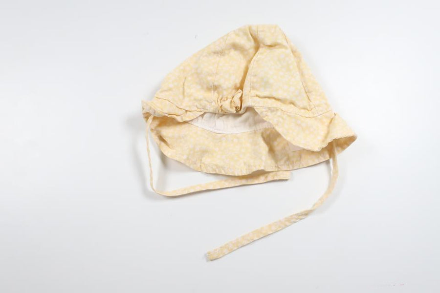 Blomstersolhat fra H&M - Størrelse 74 - Gul