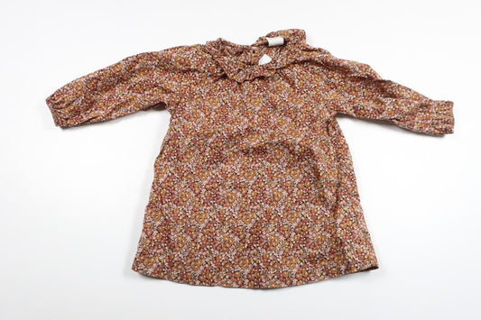 Blomsterkjole fra H&M - Størrelse 68 - Brun