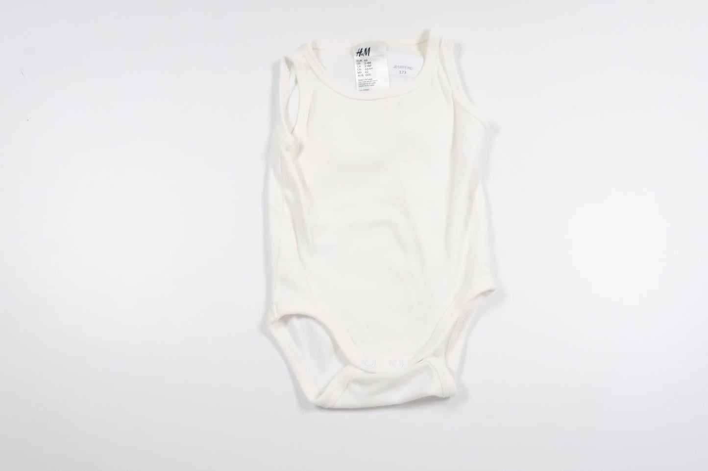 Hørbody fra H&M - Størrelse 62 - Hvid