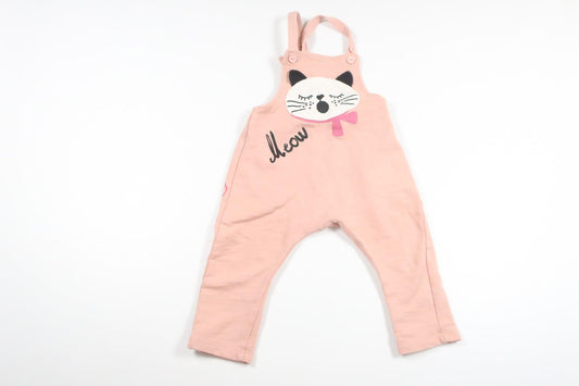 Overalls fra Lindex - Størrelse 74 - Lyserød