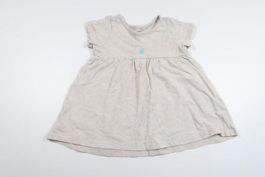 Prikket kjole fra H&M - Størrelse 68 - Beige