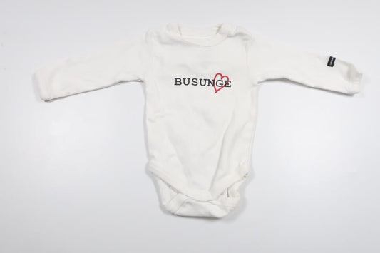 Bodysuit "Busunge" fra Ludmyr of Sweden - Størrelse 56/62 - Hvid