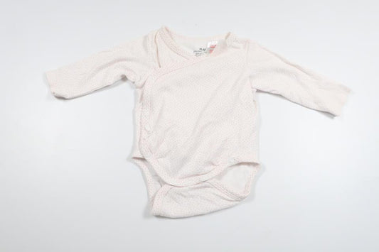 Prikket slå-om-body fra H&M - Størrelse 56 - Lyserød