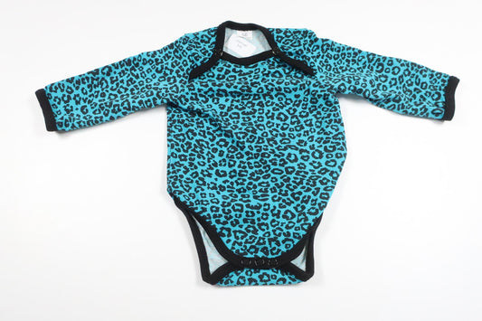 Leopardprintet bodysuit fra Unknown - Størrelse 56 - Blå