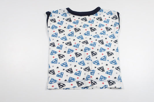 Sweatshirt "superman" fra Ukendt - Størrelse 74 - Hvid