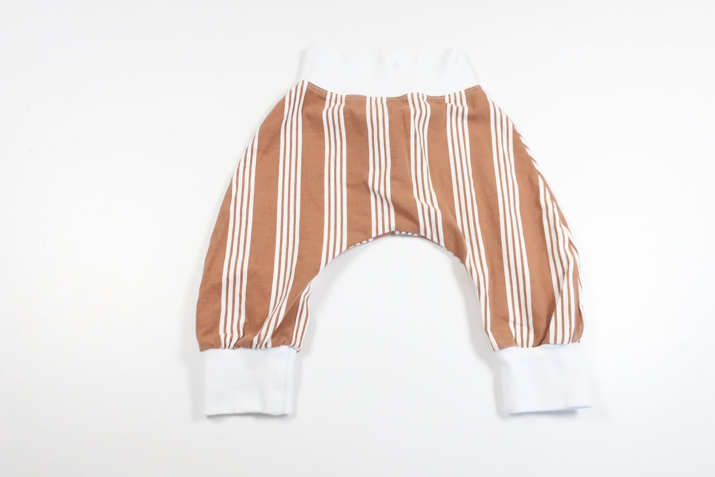Stribede bukser fra Unknown - Størrelse 68 - Beige