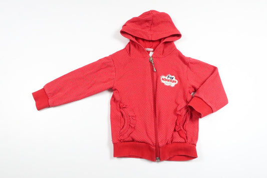 Hættejakke fra Unknown - Størrelse 68 - Rød