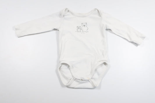 Bodysuit fra H&M - Størrelse 62 - Hvid