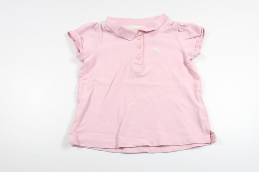 Poloshirt fra H&M - Størrelse 74 - Lyserød