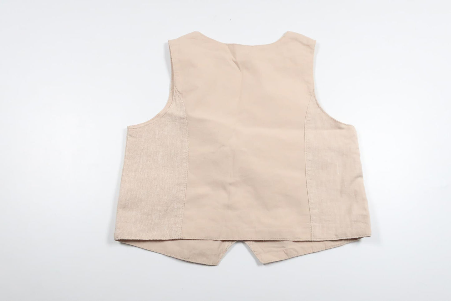 Habitvest i hørmix fra H&M - Størrelse 80 - Beige