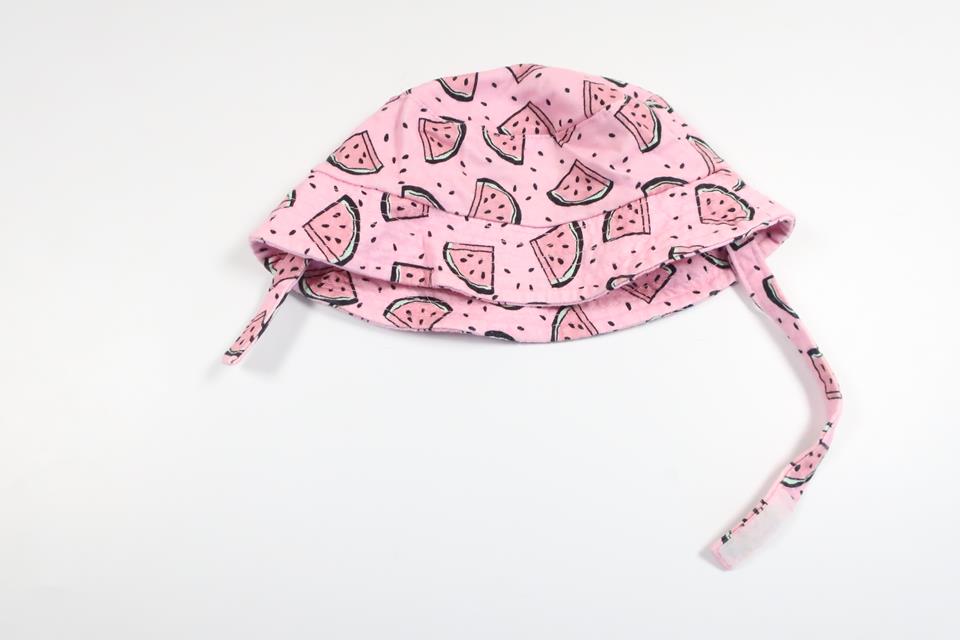 Solhat med meloner fra ICA I Love Eco - Størrelse 68/74 - Lyserød