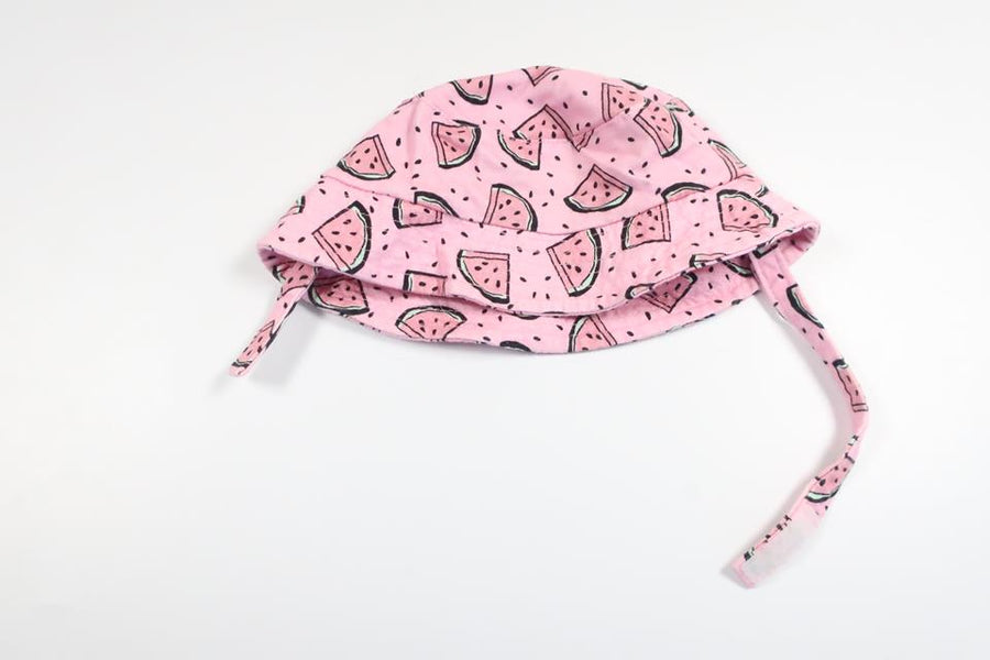 Solhat med meloner fra ICA I Love Eco - Størrelse 68/74 - Lyserød