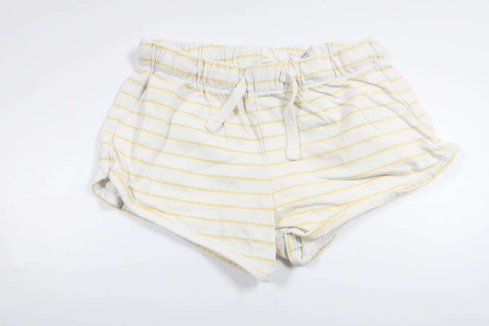 Stribede shorts fra H&M - Størrelse 80 - Hvid