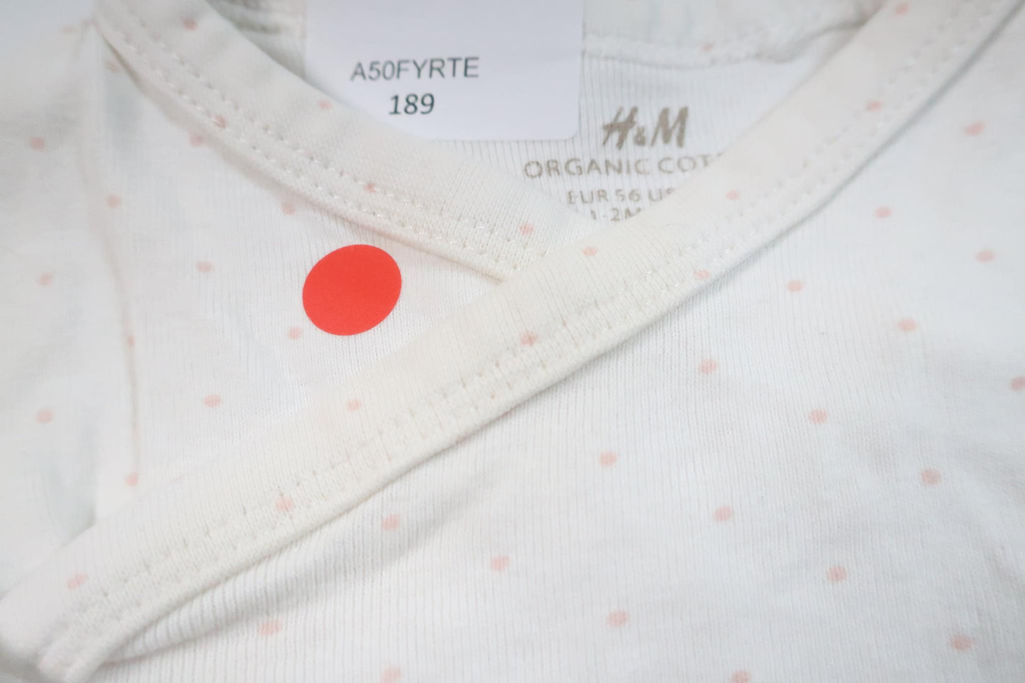 Wrap-body fra H&M - Størrelse 56 - Hvid