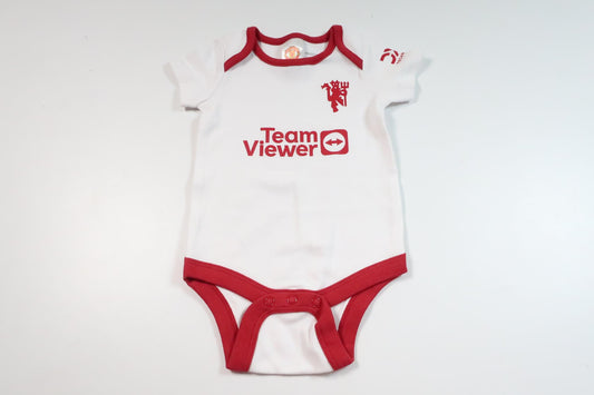 Bodysuit fra Manchester United - Størrelse 62/68 - Hvid