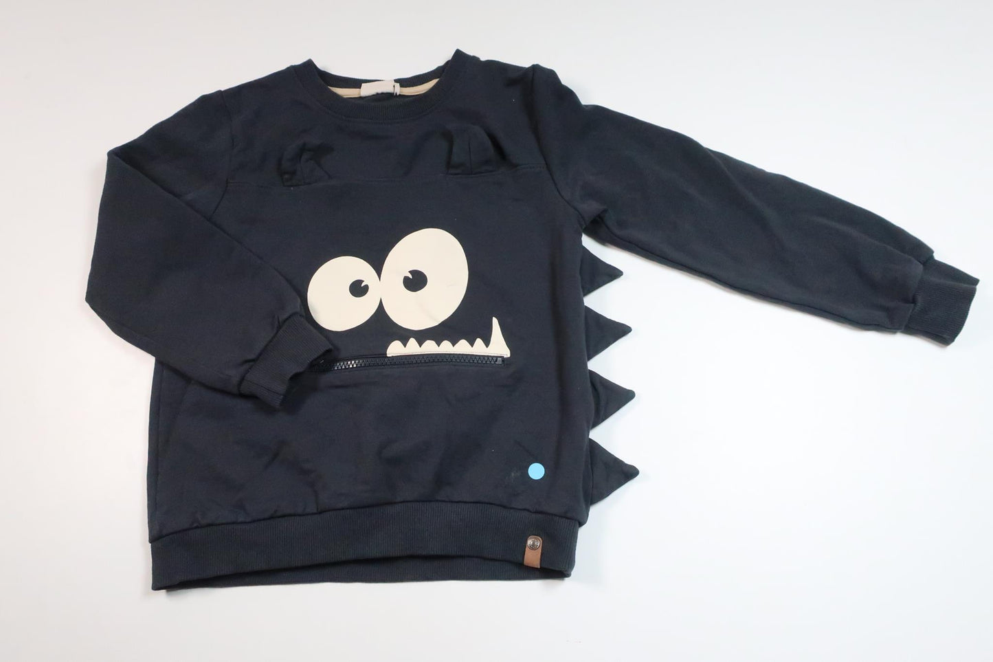 Sweatshirt fra Minymo - Størrelse 116 - Marineblå