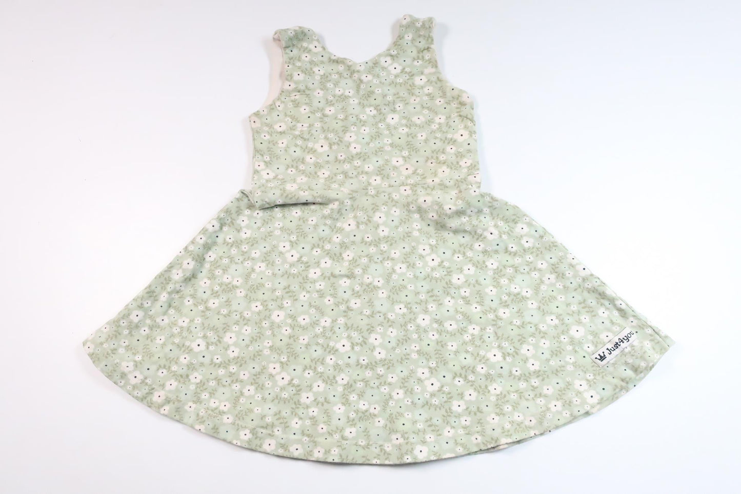 Blomsterkjole fra Unknown - Størrelse 86/92 - Grøn