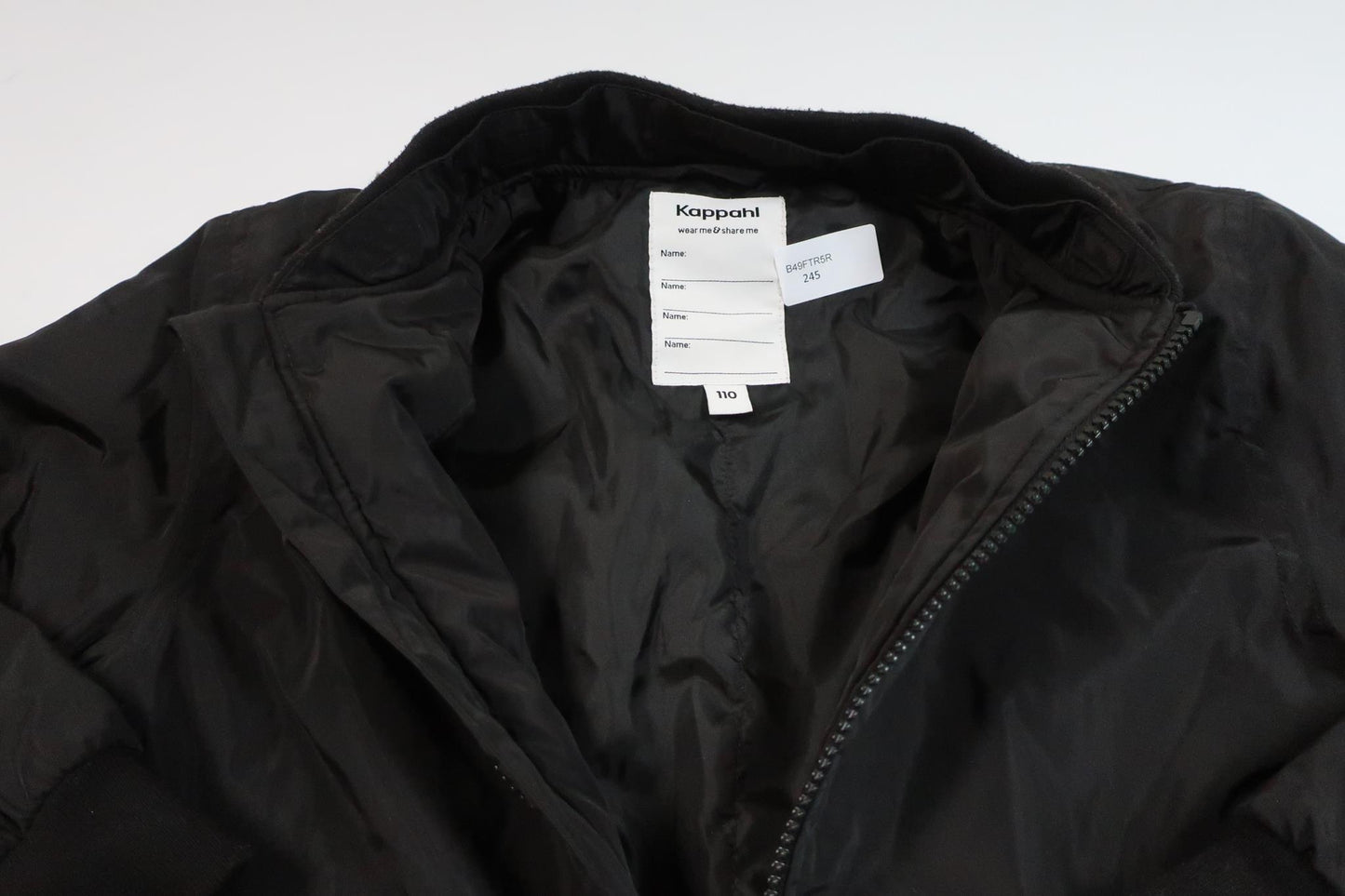 Bomberjakke fra Kappahl - Størrelse 110 - Sort