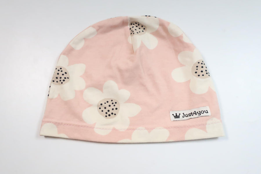 Blomsterhat fra Just 4 You - Størrelse 98/104 - Lyserød