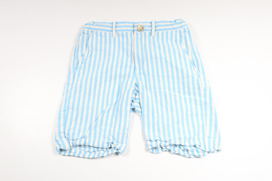 Stribede shorts fra Crewcuts - Størrelse 122 - Blå