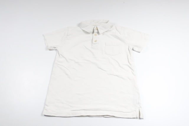 Poloshirt fra Crewcuts - Størrelse 122/128 - Hvid