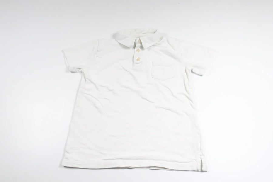 Poloshirt fra Crewcuts - Størrelse 122/128 - Hvid