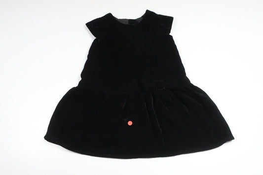Velourkjole fra H&M - Størrelse 98 - Sort