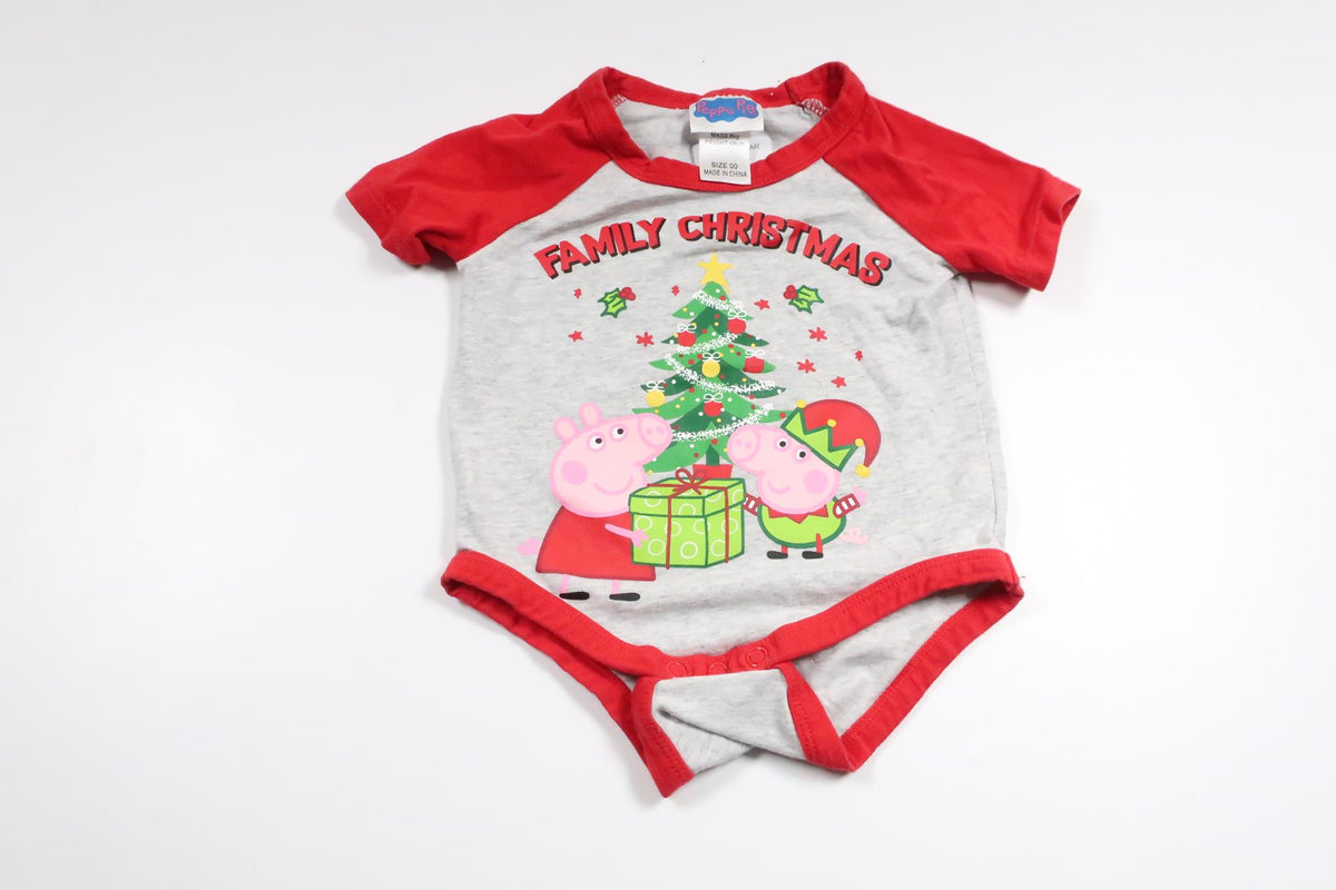 Bodysuit med Greta Gris fra Peppa Gris - Størrelse 62 - Grå