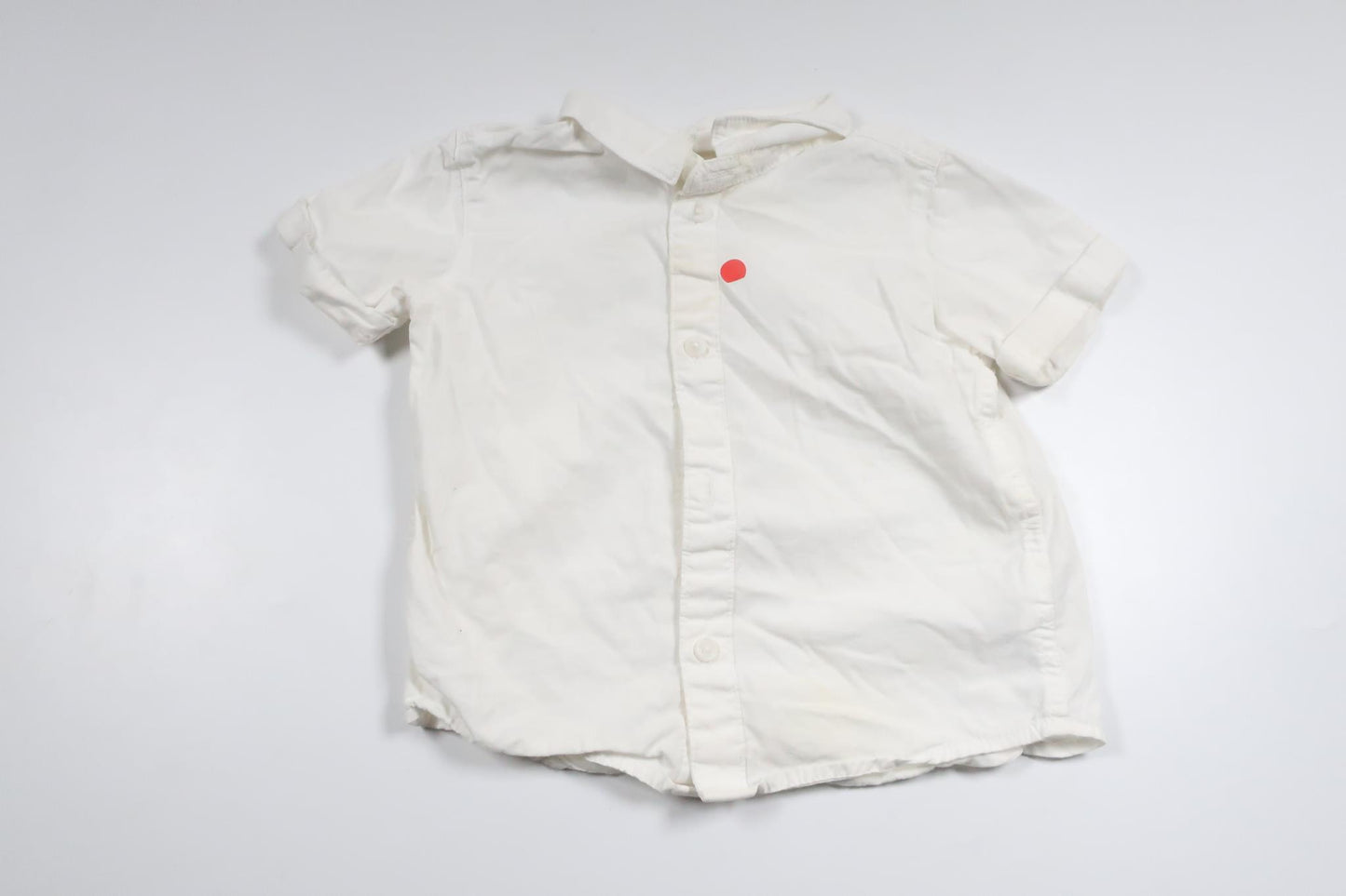 Skjorte fra H&M - Størrelse 74 - Hvid