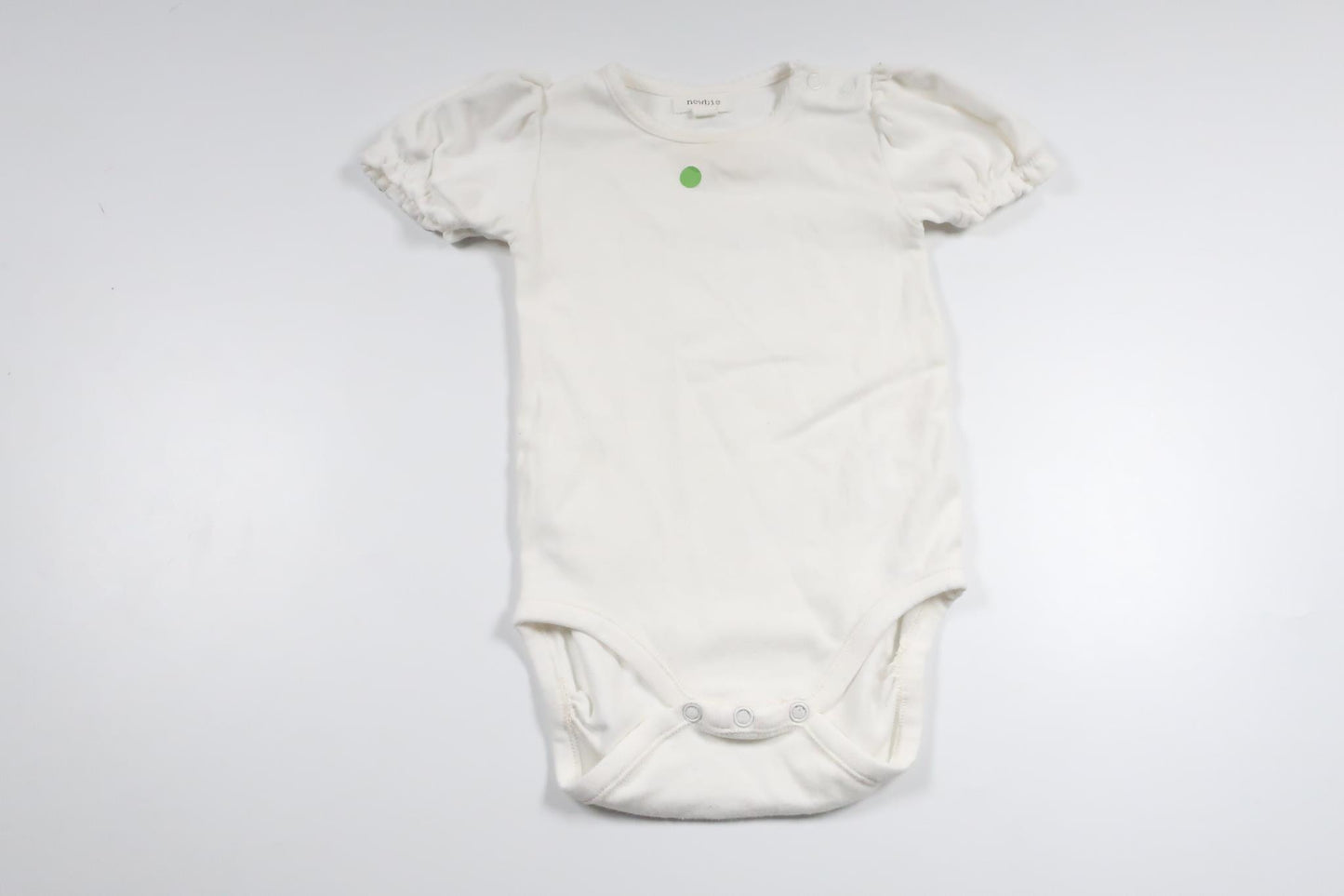 Bodysuit fra Newbie - Størrelse 74 - Hvid