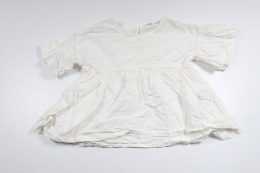 Tunika fra H&M - Størrelse 92 - Hvid