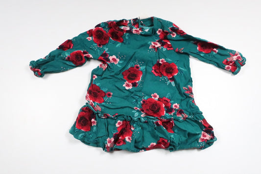 Blomsterkjole fra H&M - Størrelse 68 - Grøn