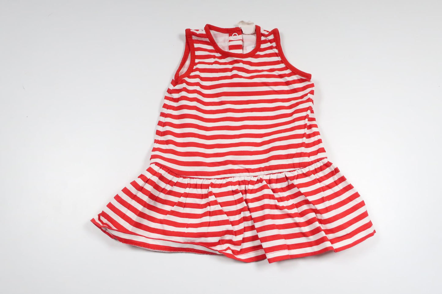Stribet kjole fra H&M - Størrelse 68 - Rød