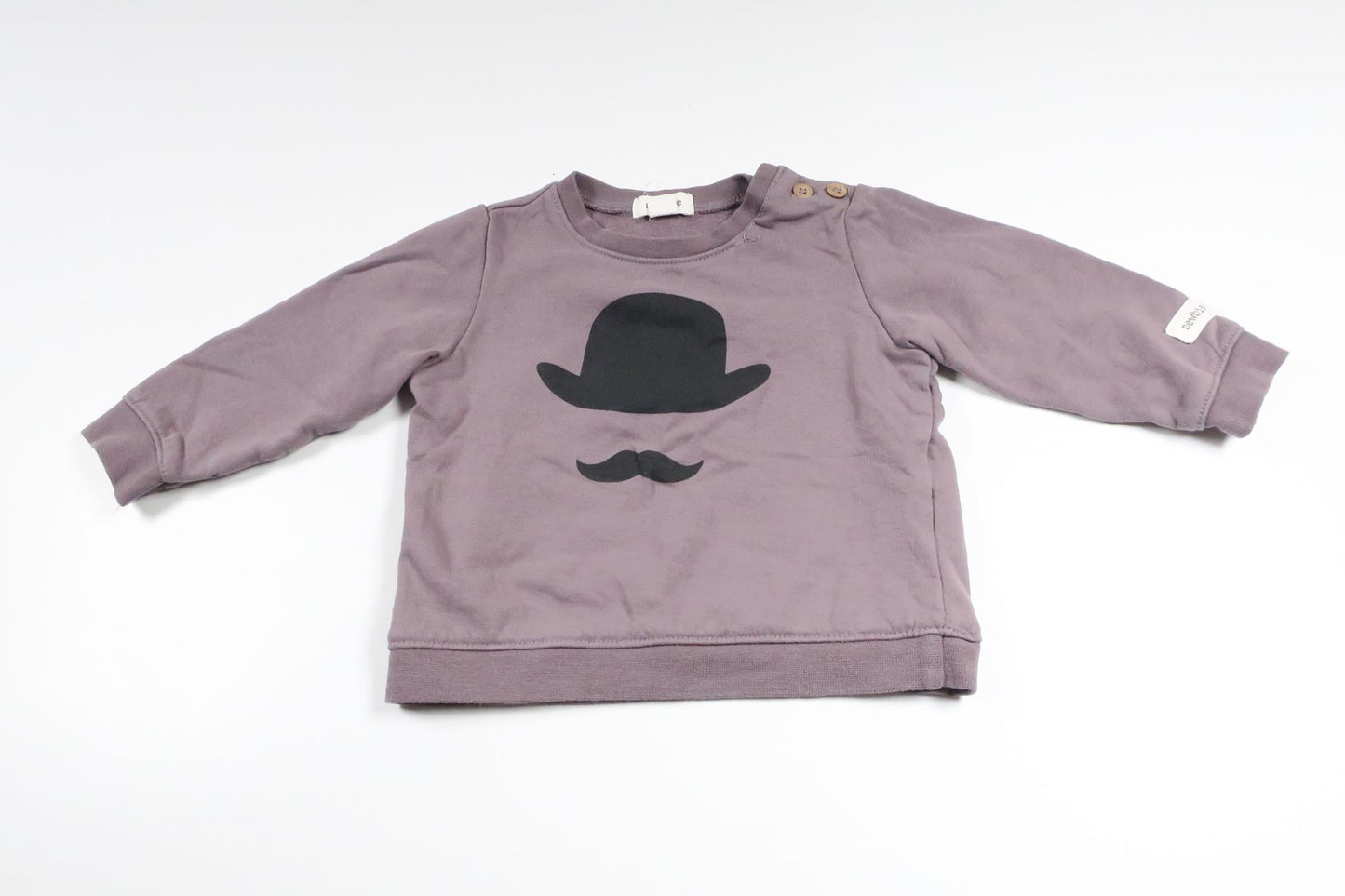 Sweatshirt fra Newbie - Størrelse 68 - Lilla