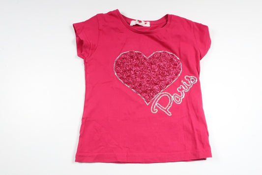 Sweater fra Paris... så piget - Størrelse 104 - Lyserød