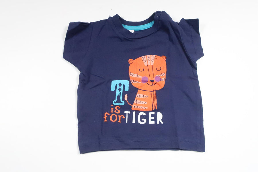 T-shirt fra Åhléns - Størrelse 50/56 - Marineblå