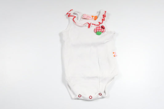 Hørbody fra Zippa - Størrelse 62 - Hvid