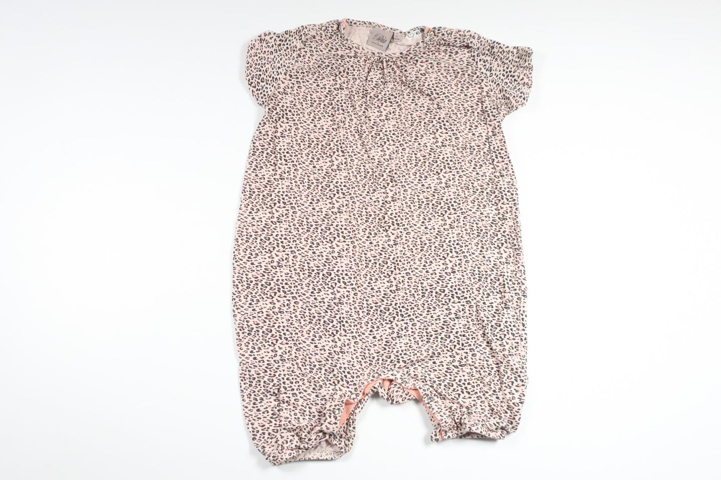 Leopardprintet jumpsuit fra Petit by Sofie Schnoor - Størrelse 92 - Pink