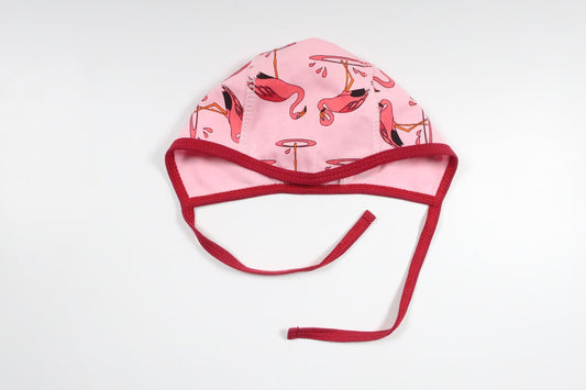 Hjelmkasket med flamingo fra Unknown - Størrelse 50/56 - Lyserød